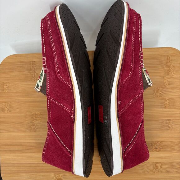 Ariat Vintage Cowgirl Cruiser Red Suede Shoe, Size 8.5 - Picture 5 of 10